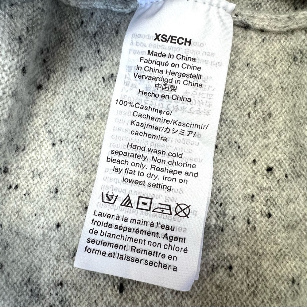 NWT Madewell Cashmere Sweatshirt Sweater in Donegal Dot Size XS - Picture 8 of 10